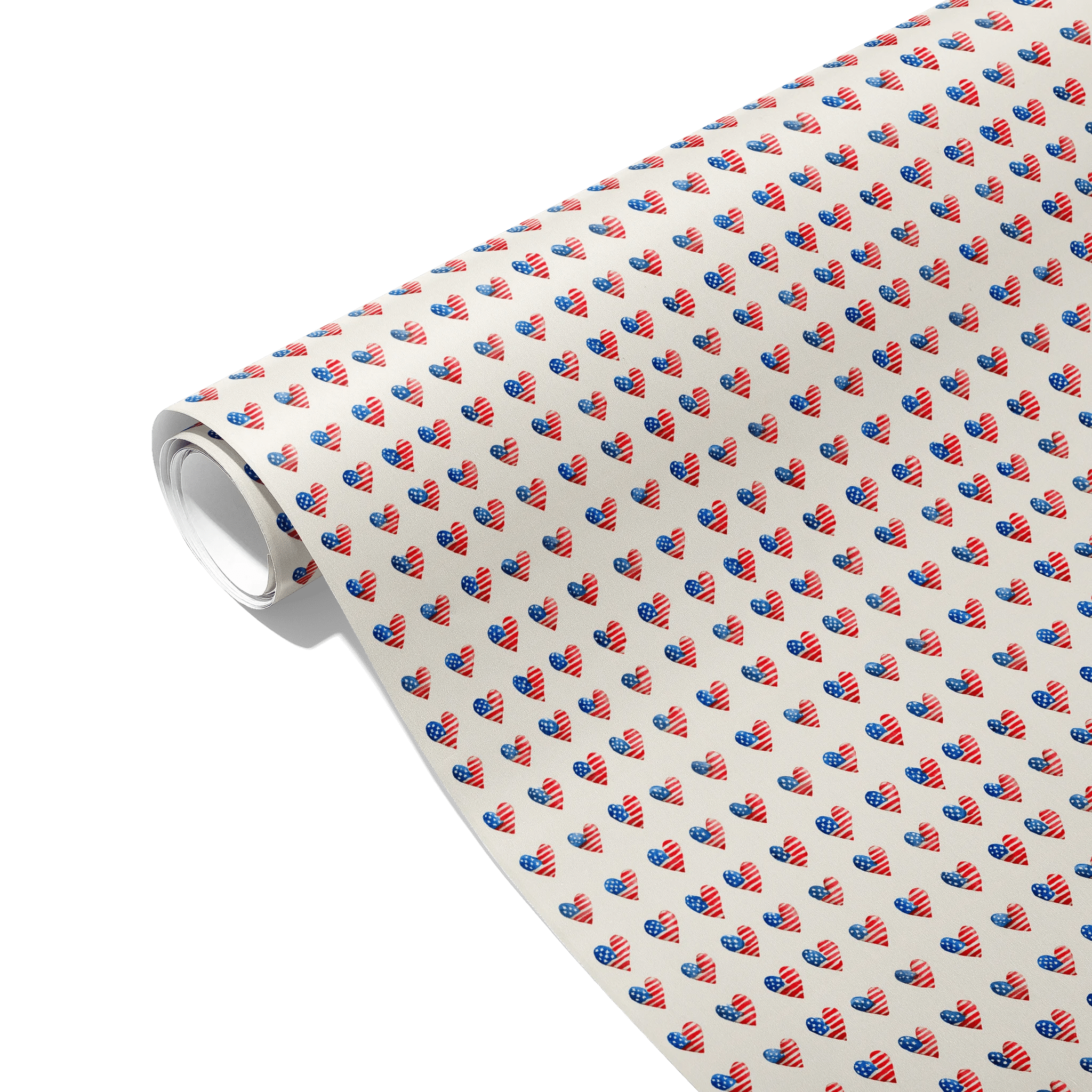 Heart's Allegiance Rows Gift Wrapping Paper