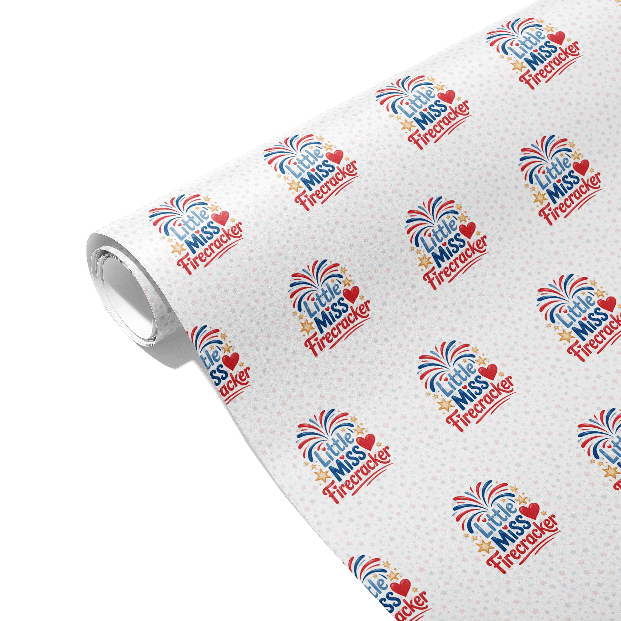 Tiny Sparkler Firecracker Gift Wrapping Paper