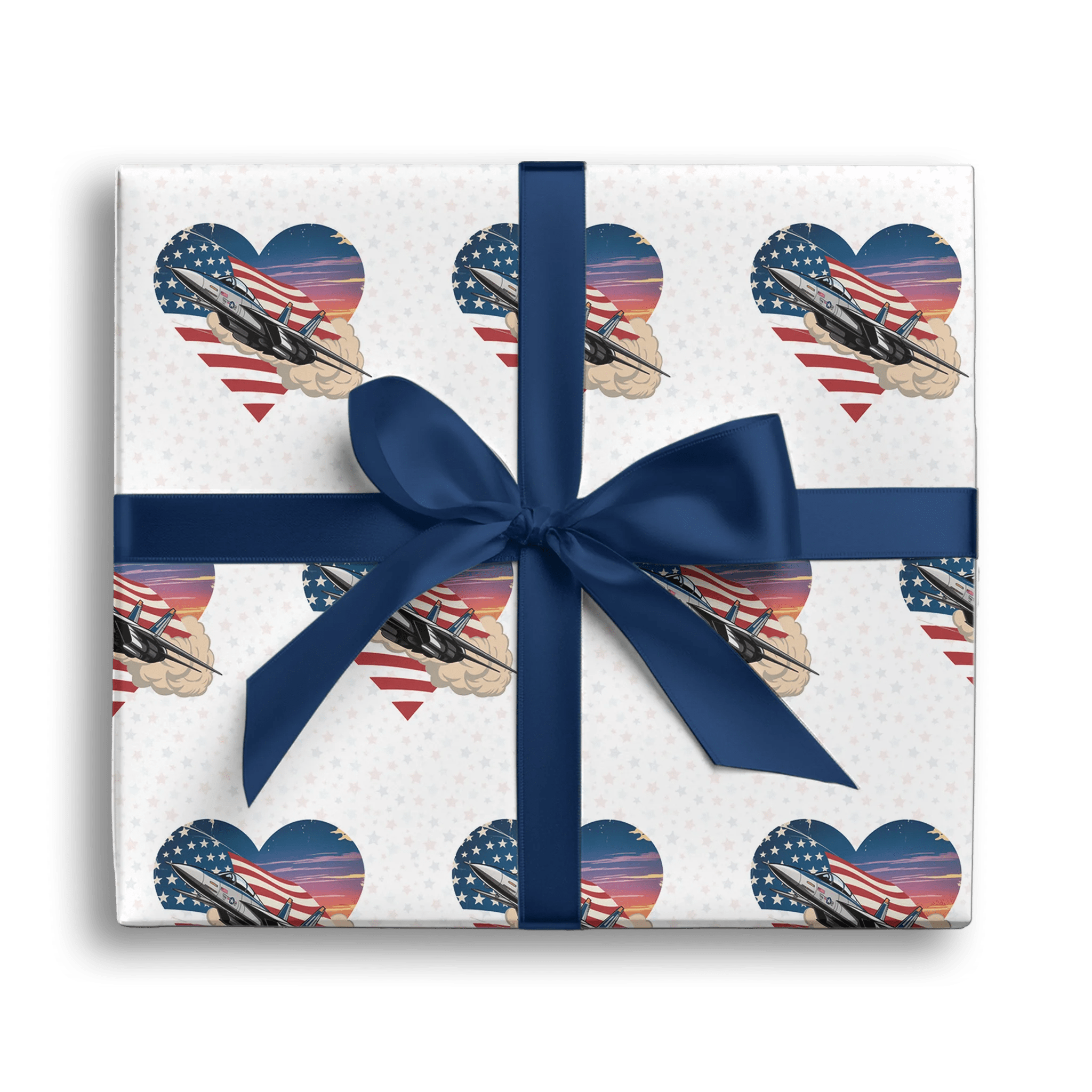 Soaring Tribute Jet Gift Wrapping Paper