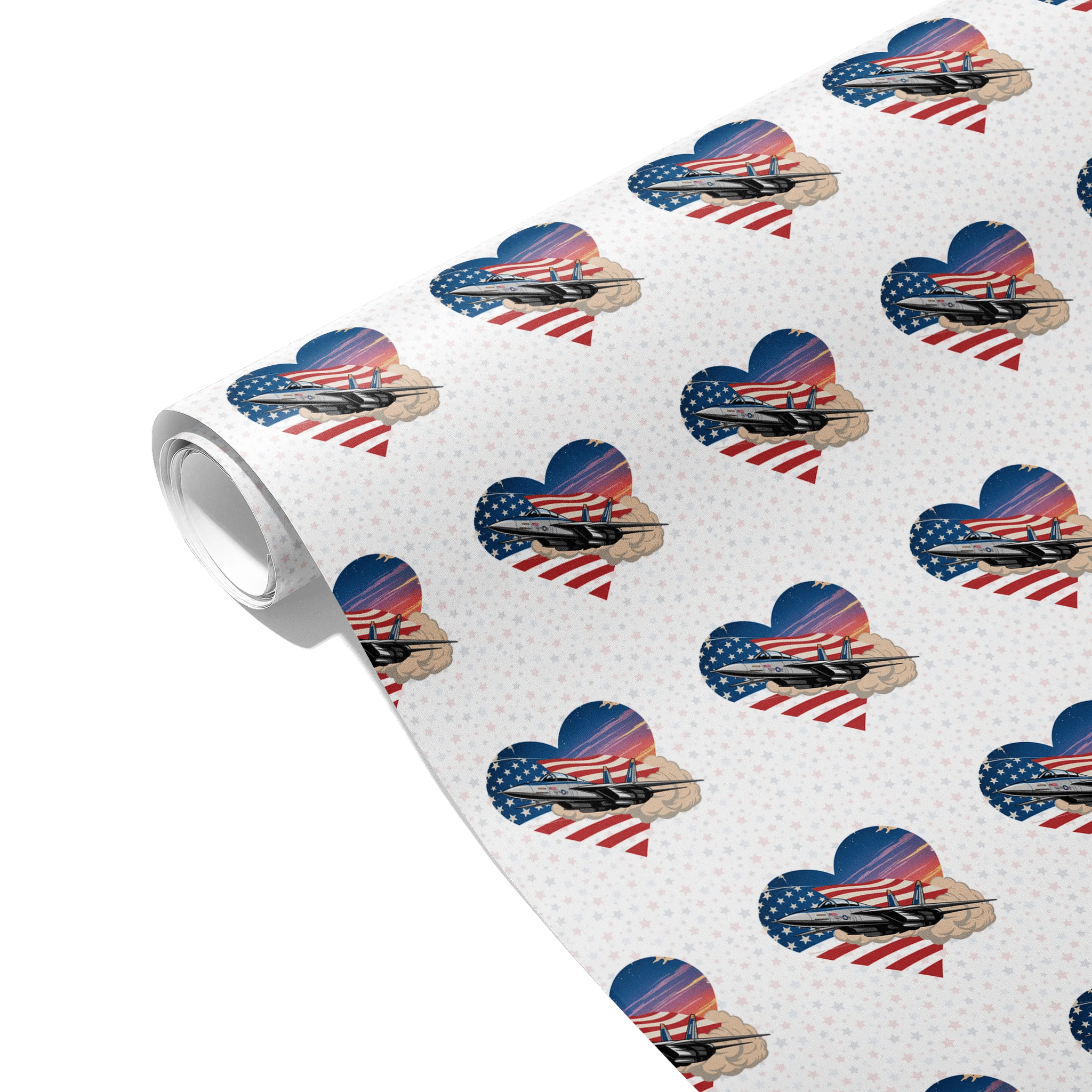 Soaring Tribute Jet Gift Wrapping Paper