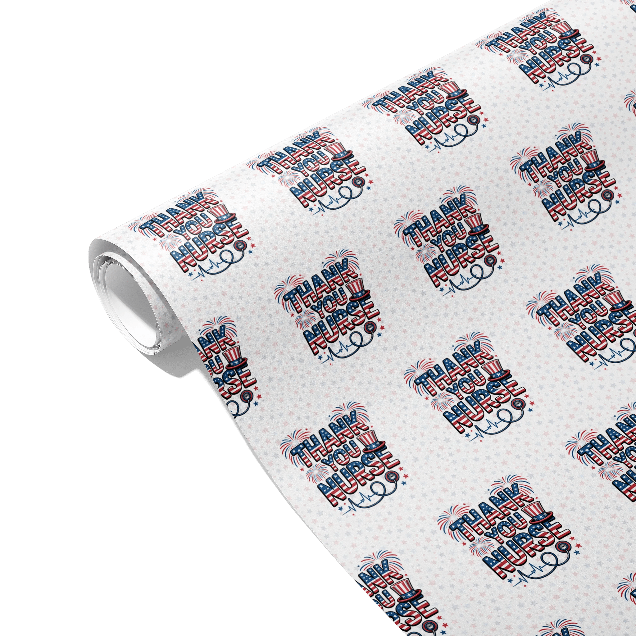 Caring Tribute Nurse Gift Wrapping Paper