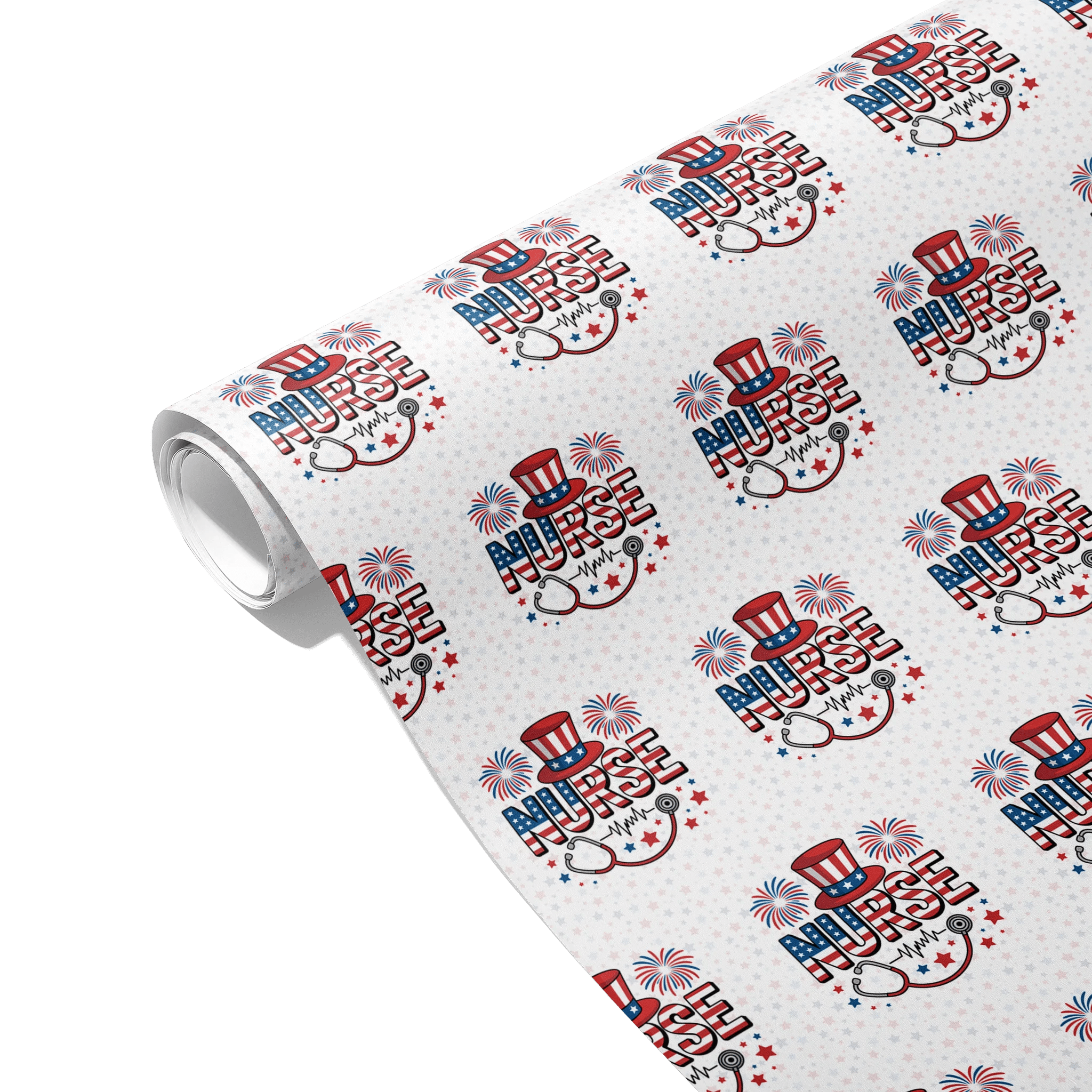 Healing Hero Nurse Gift Wrapping Paper