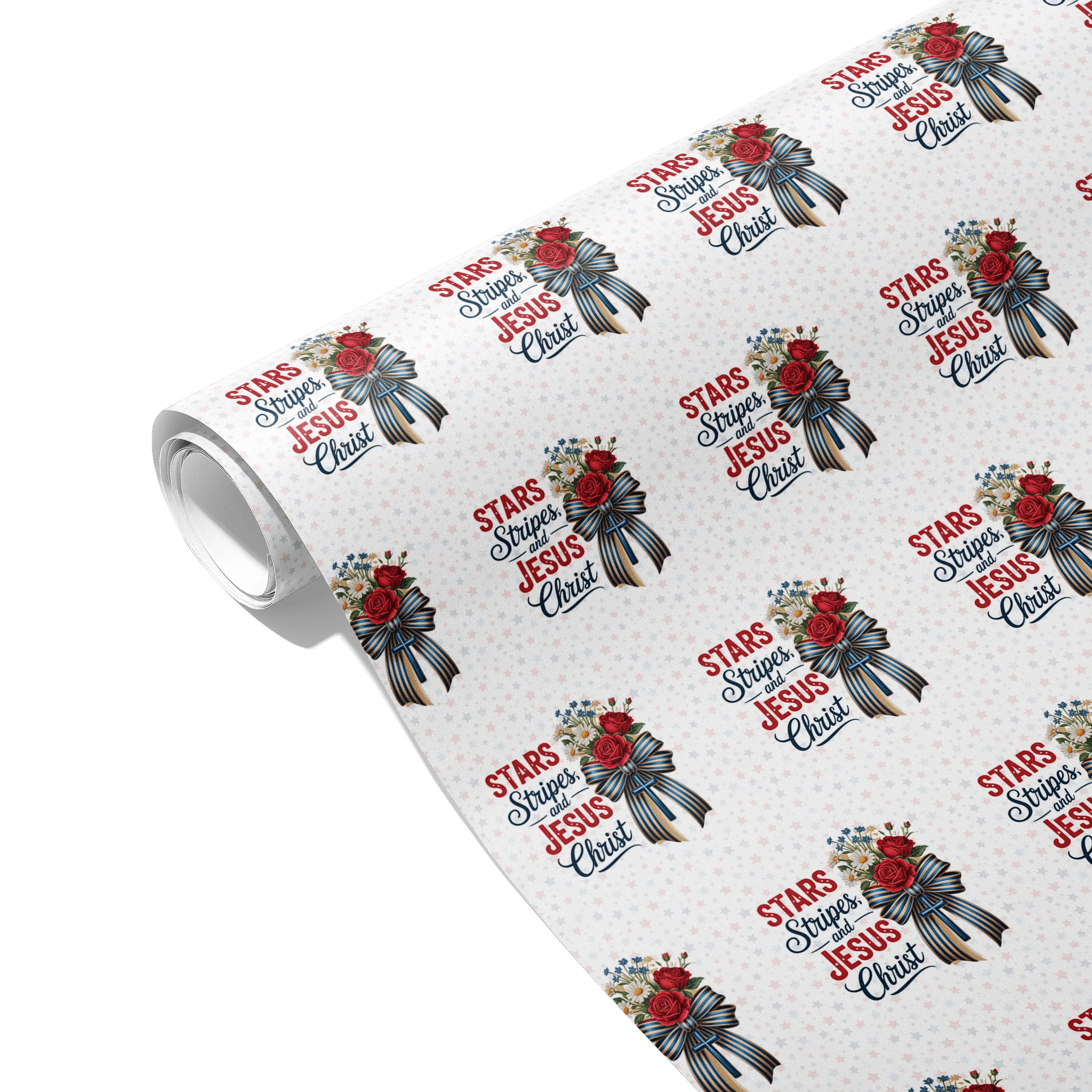 Sacred Salute Faith Gift Wrapping Paper