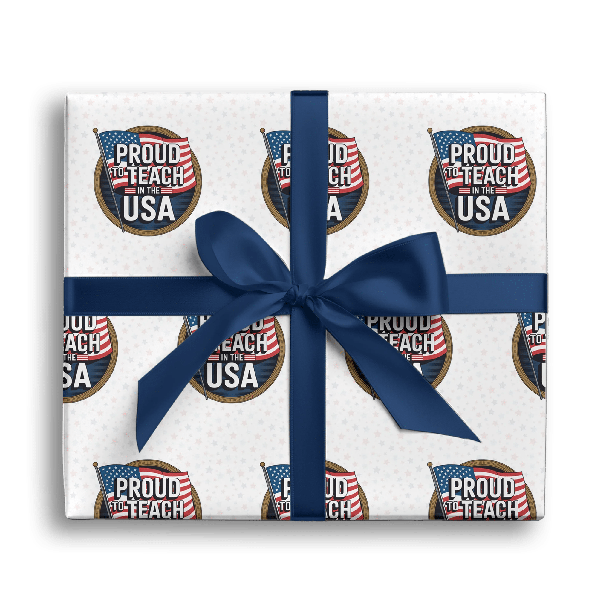 Teaching Tribute Badge Gift Wrapping Paper