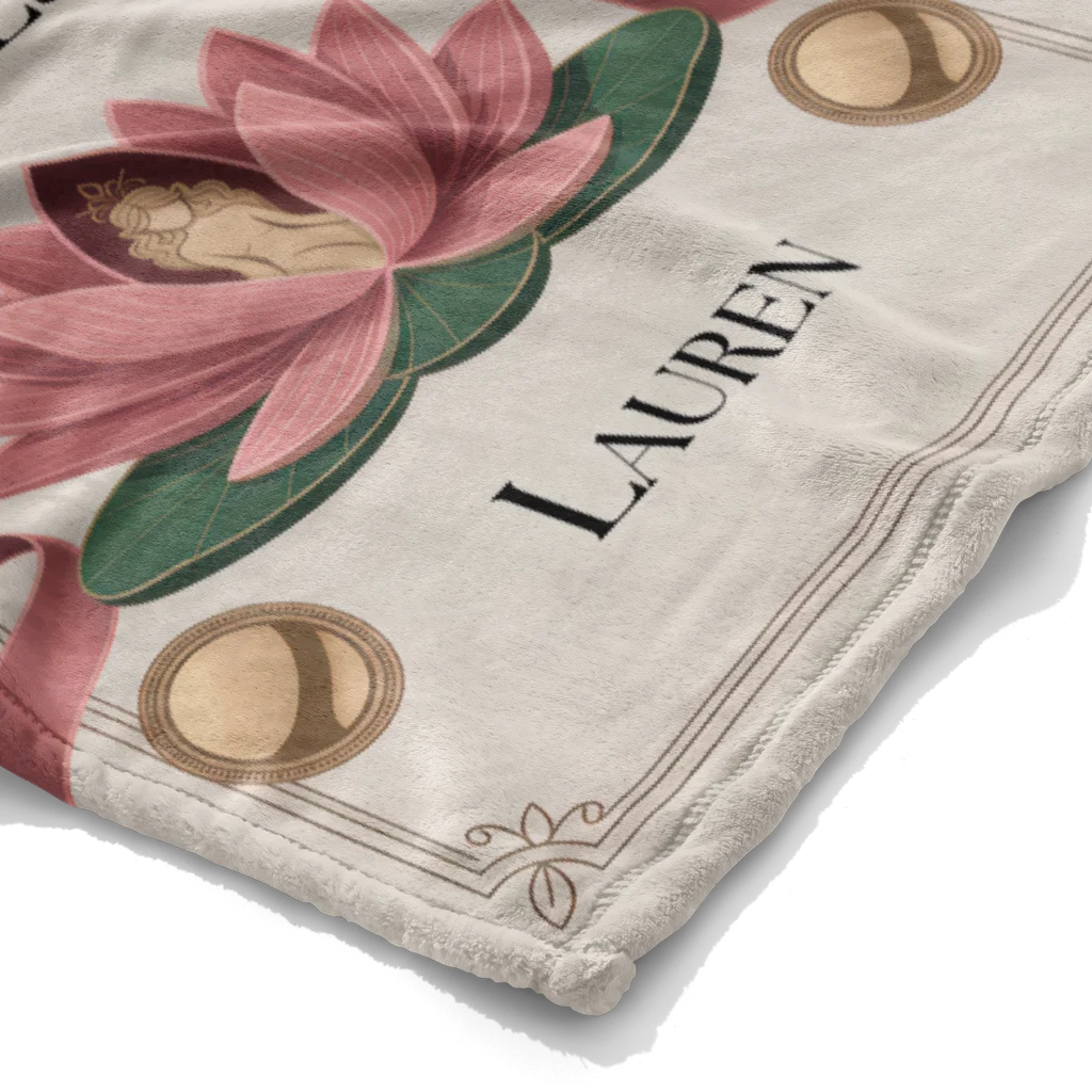 Wellness Goddess Personalized Plush Blanket