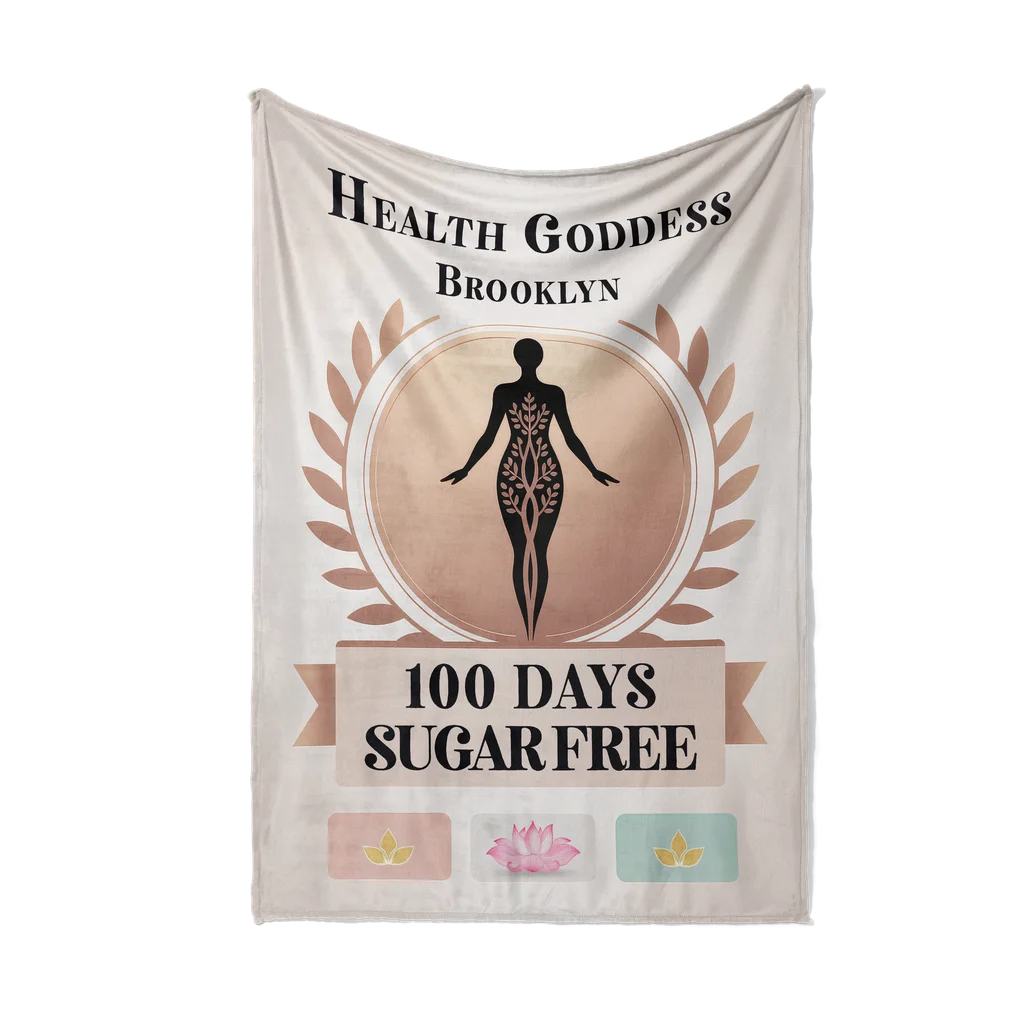 Women's Healthy Lifestyle Personalized Plush Blanket