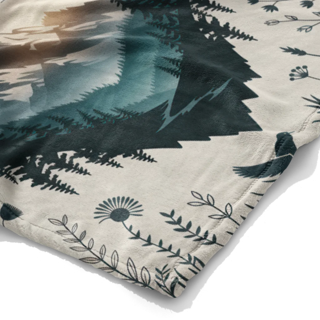 Nature Lover Personalized Plush Blanket