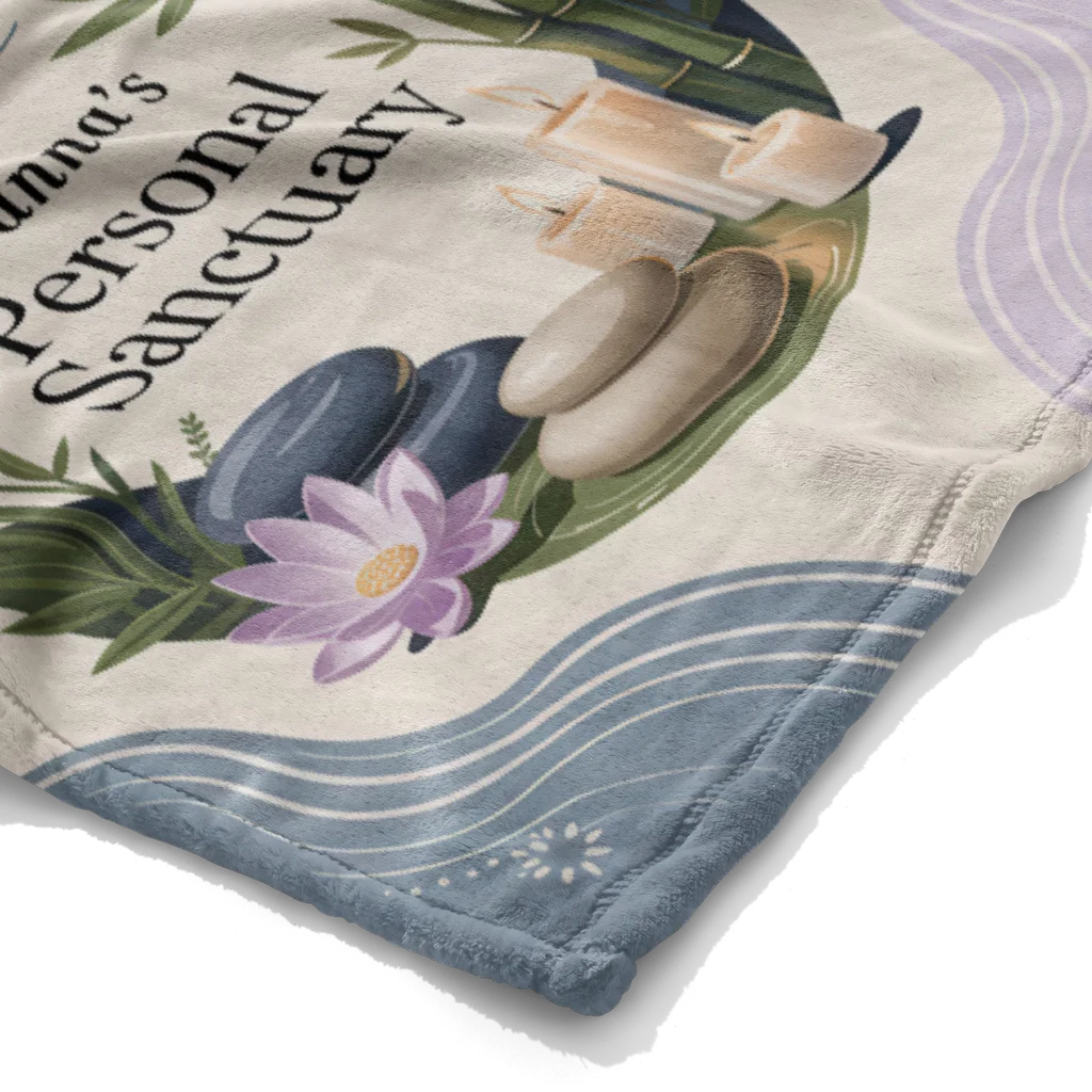 Personal Sanctuary Personalized Plush Blanket